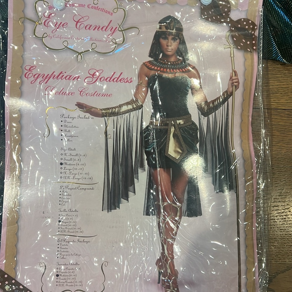 Ladies Egyptian Goddess/ Cleopatra Costume sz Med